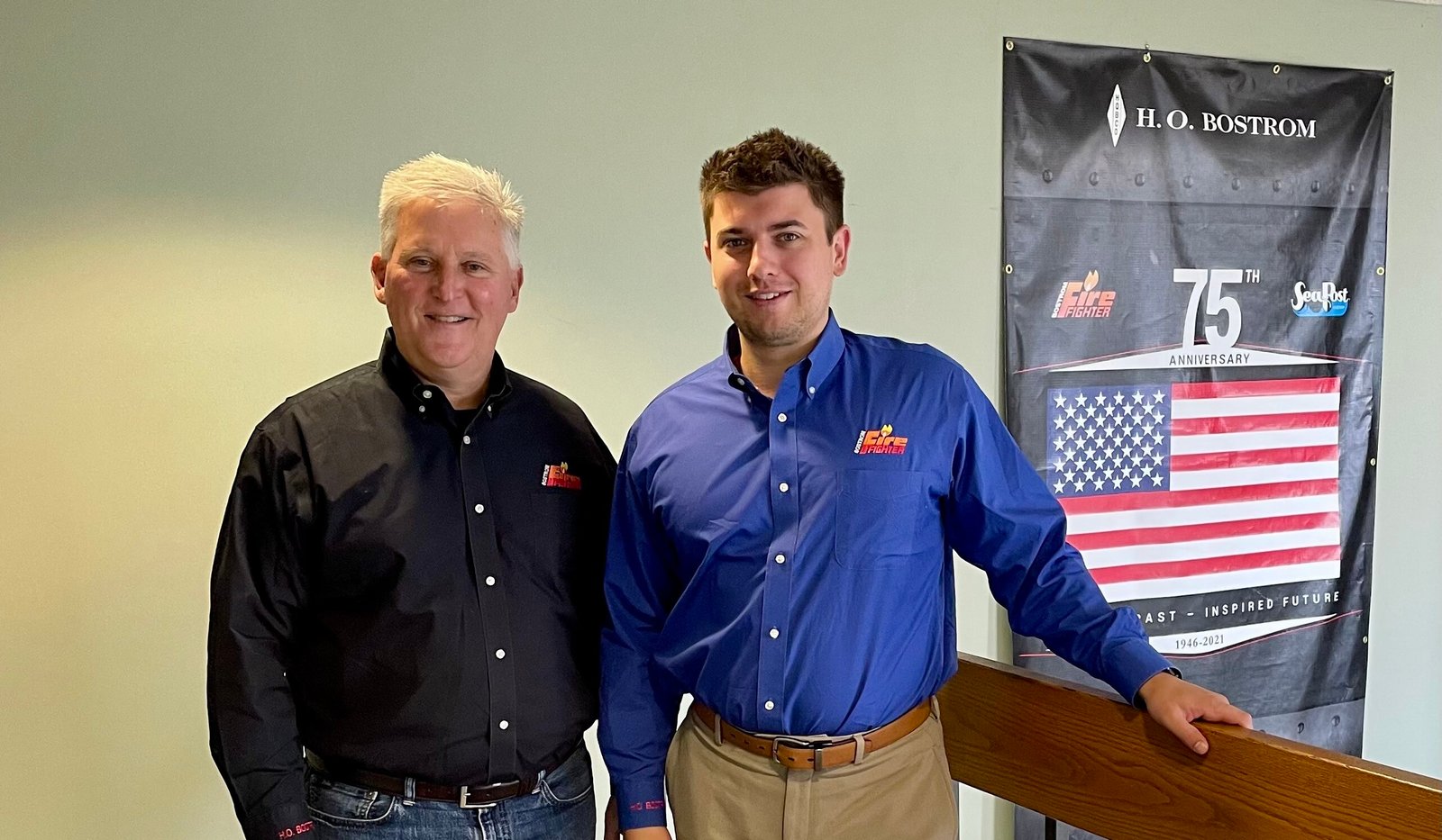 Third-generation Paul Bostrom, President and CEO of H.O. Bostrom Company, welcomes fourth-generation Jared Bostrom as the Sales and Business Development Manager.